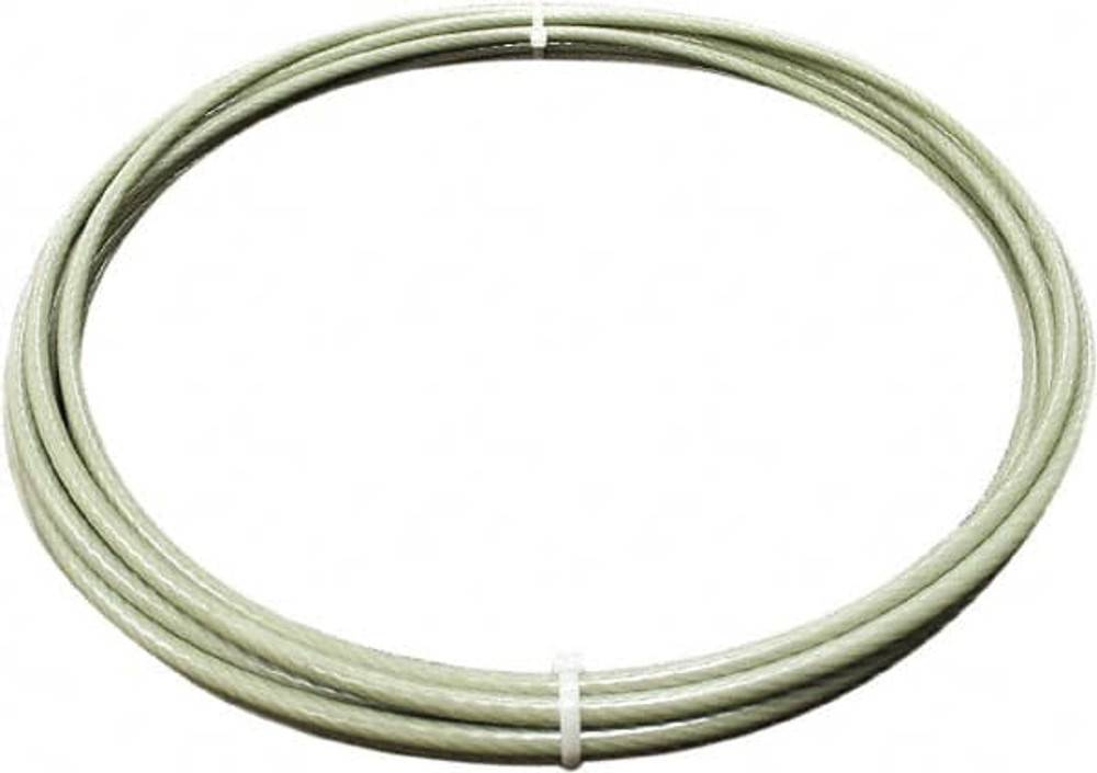 Loos & Co. GC064XXXX-0050C 50' Long, 3/16" x 3/16" Diam, Stainless Steel Wire Rope