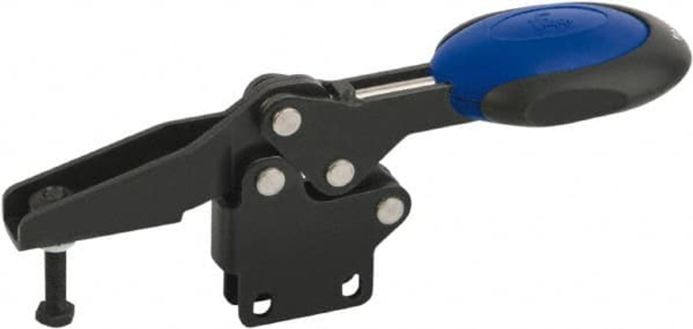 KIPP K0661.006101 Manual Hold-Down Toggle Clamp: Horizontal, U-Bar, Straight Base