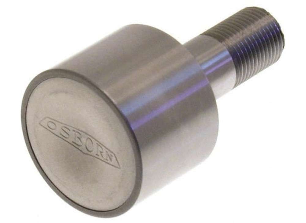 Osborn International 0009772700 Plain Cam Follower: 2" Roller Dia, 1.688" Roller Width, 0.875" Stud Dia