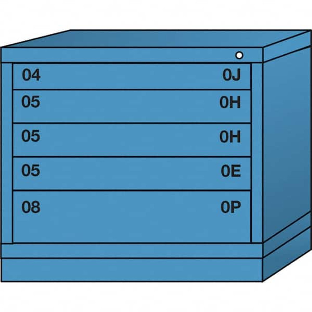 Lyon BBS273030000BIL Standard Desk Height - Single Drawer Access Steel Storage Cabinet: 30" Wide, 28-1/4" Deep, 26-7/8" High