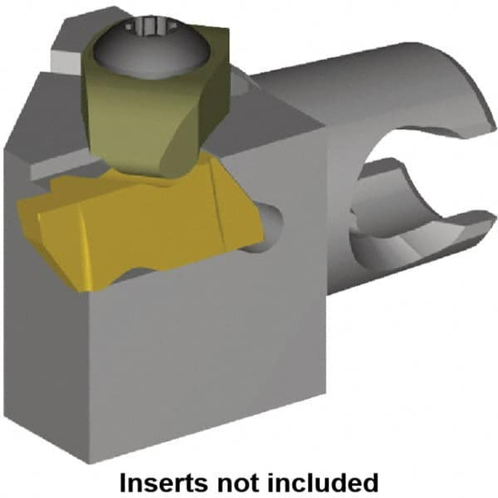 Kennametal 3483028 Size KM20, 30mm Head Length, 12.5mm Ctr to Cutting Edge, Right Hand External Modular Threading Cutting Unit Head