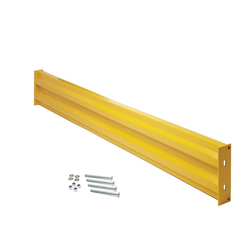 Ideal Warehouse Innovations Inc. 60-7450-091-A Heavy-Duty Guard Rail: Yellow, Powder Coated, Steel