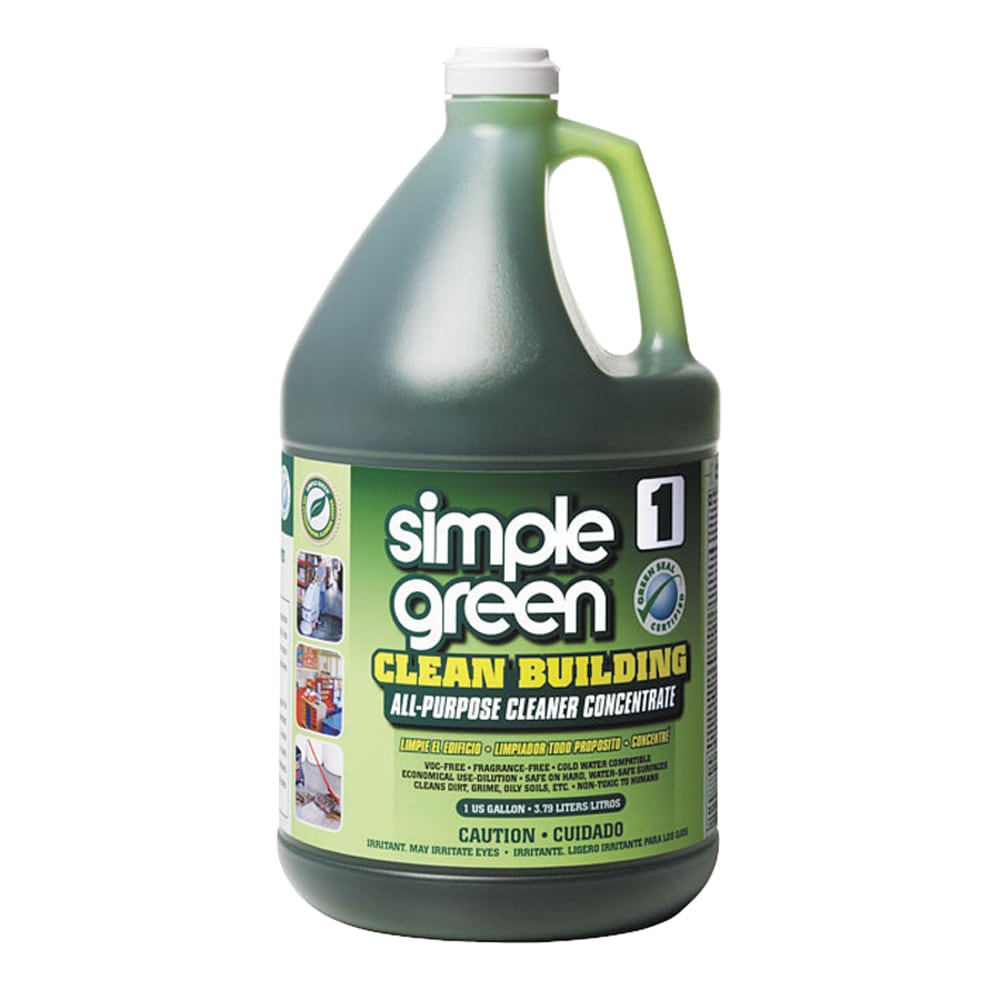 SUNSHINE MAKERS, INC. Simple Green 11001  Clean Building All-Purpose Cleaner Concentrate, 128 Oz Bottle