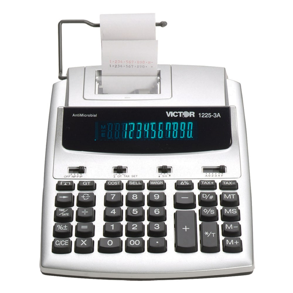 VICTOR TECHNOLOGY Victor 1225-3A  1225-3A Commercial Printing Calculator With Antimicrobial Protection