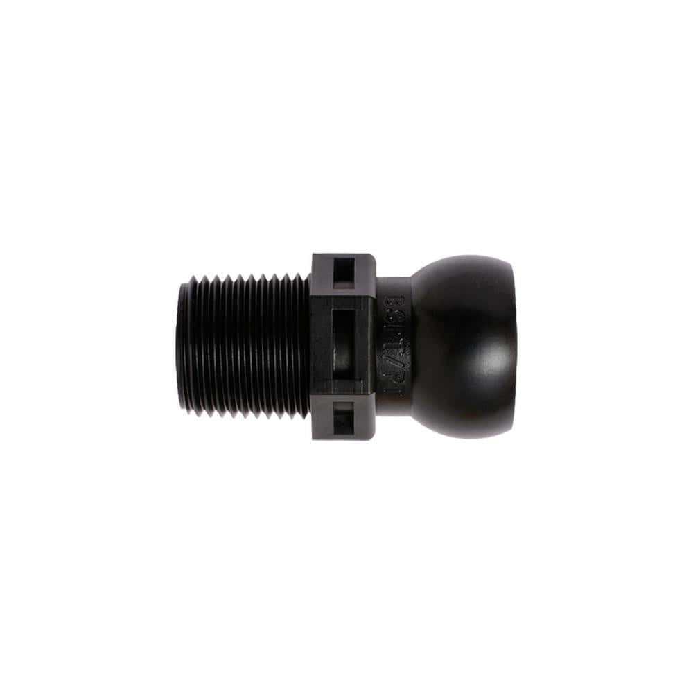 Loc-Line 59876-BLK 50 Piece, 3/8" Hose ID, Male to Female Coolant Hose Connector