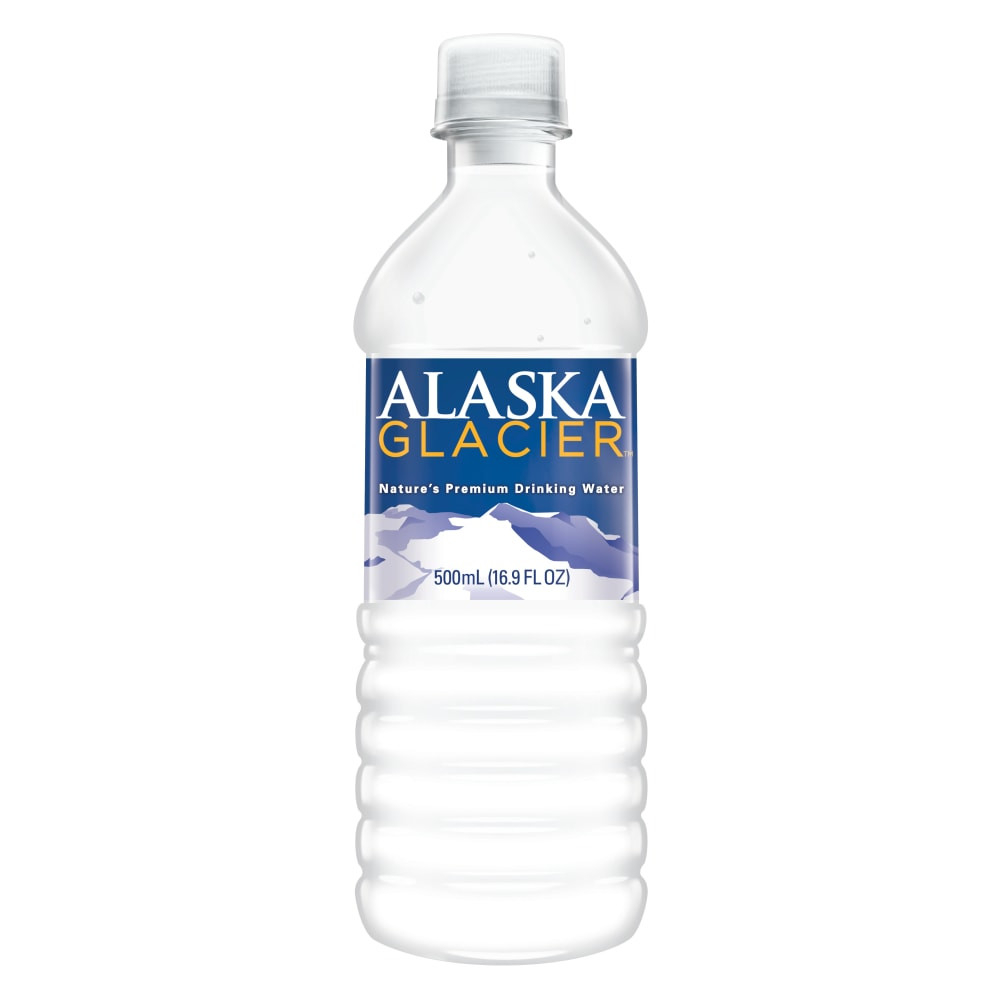ALASKA GLACIER PRODUCTS AGW1EA Alaska Glacier Water Bottles, 16.9 Fl Oz