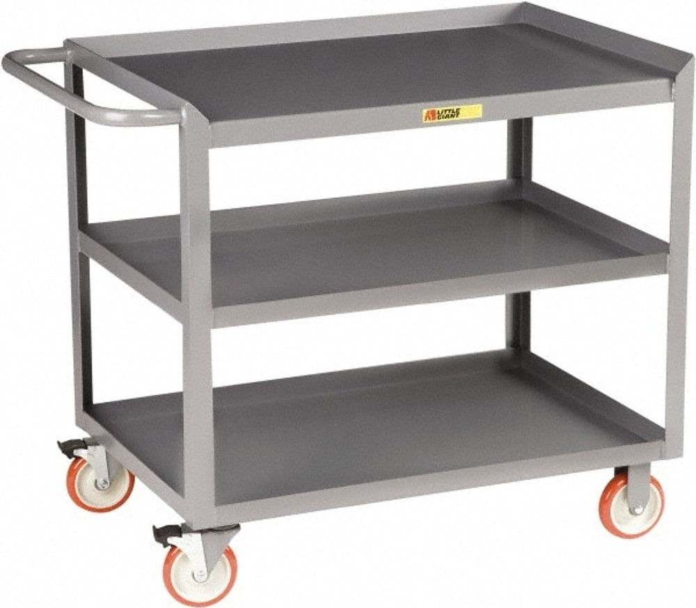 Little Giant. 3MW-2436-5TL Mobile Workstation Mobile Work Center: 24" OAD, 3 Shelf