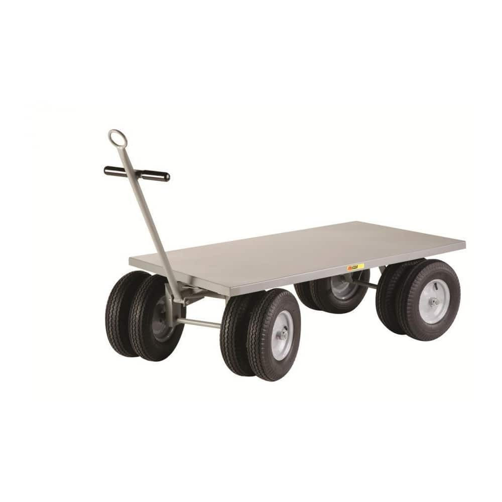 Little Giant. CD-3060-16P-CR 8 Wheeler Wagon Truck: Steel Platform, 30" Platform Width