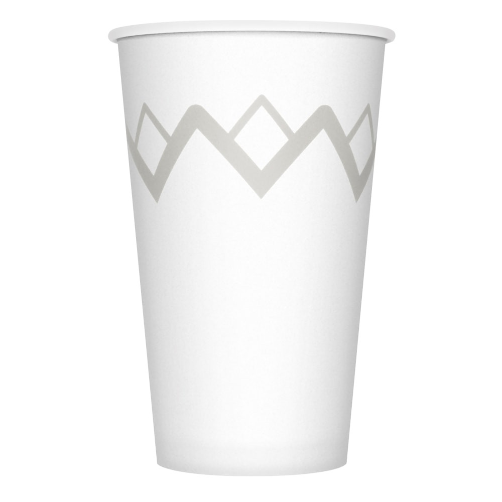 OFFICE DEPOT YCC16PK Highmark Paper Hot Cups, 16 Oz, Printed White, Pack Of 50