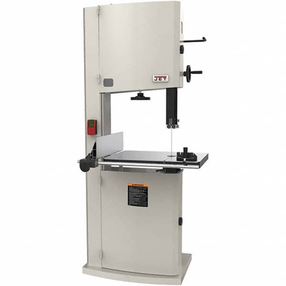 Jet 714850 Vertical Bandsaw: Step Pulley Drive, 20" Throat Capacity, 16" Height Capacity