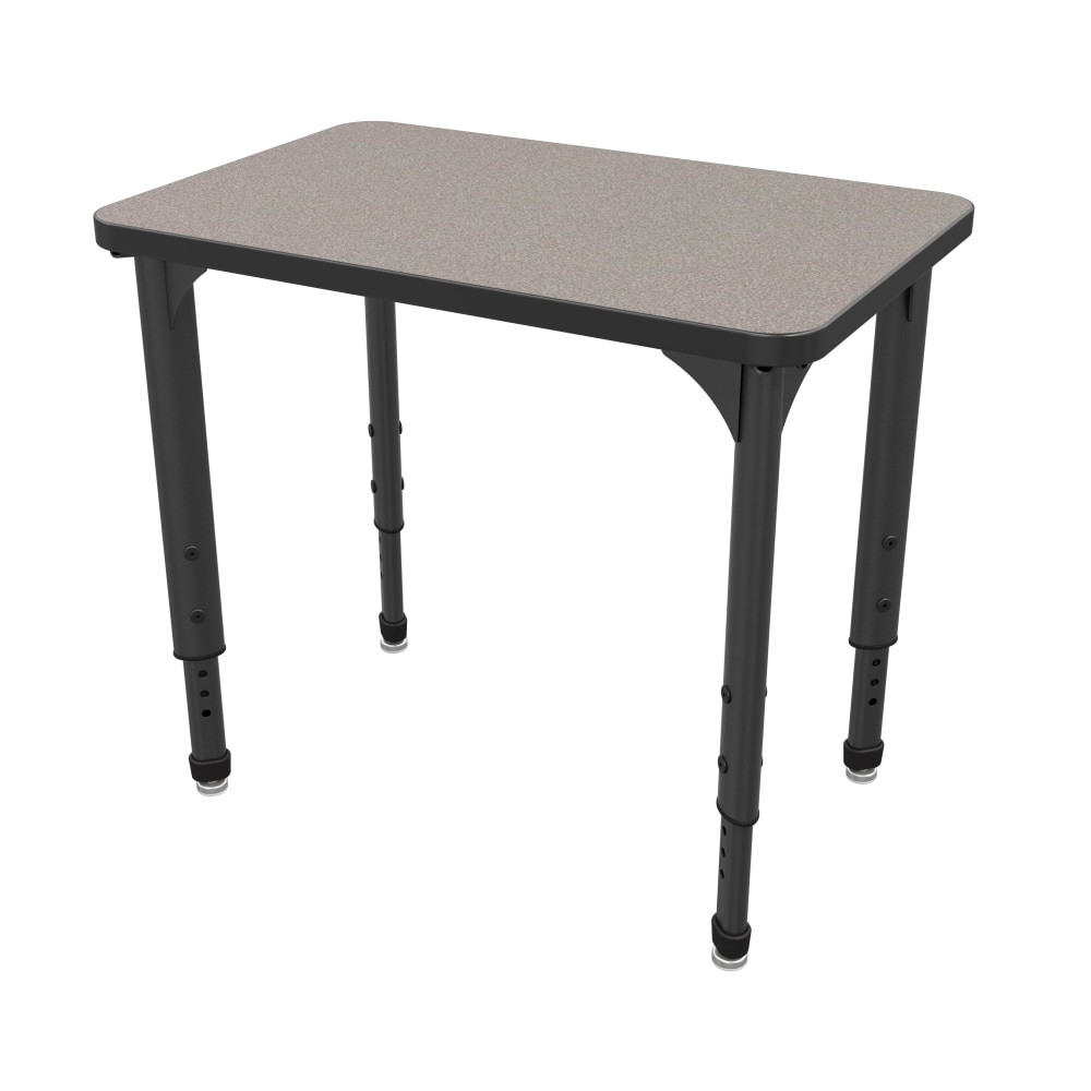 MARCO GROUP, INC. 38-2223-77-BLK Marco Group Apex Series Adjustable 30inW Student Desk Student Desk, Gray Nebula/Black