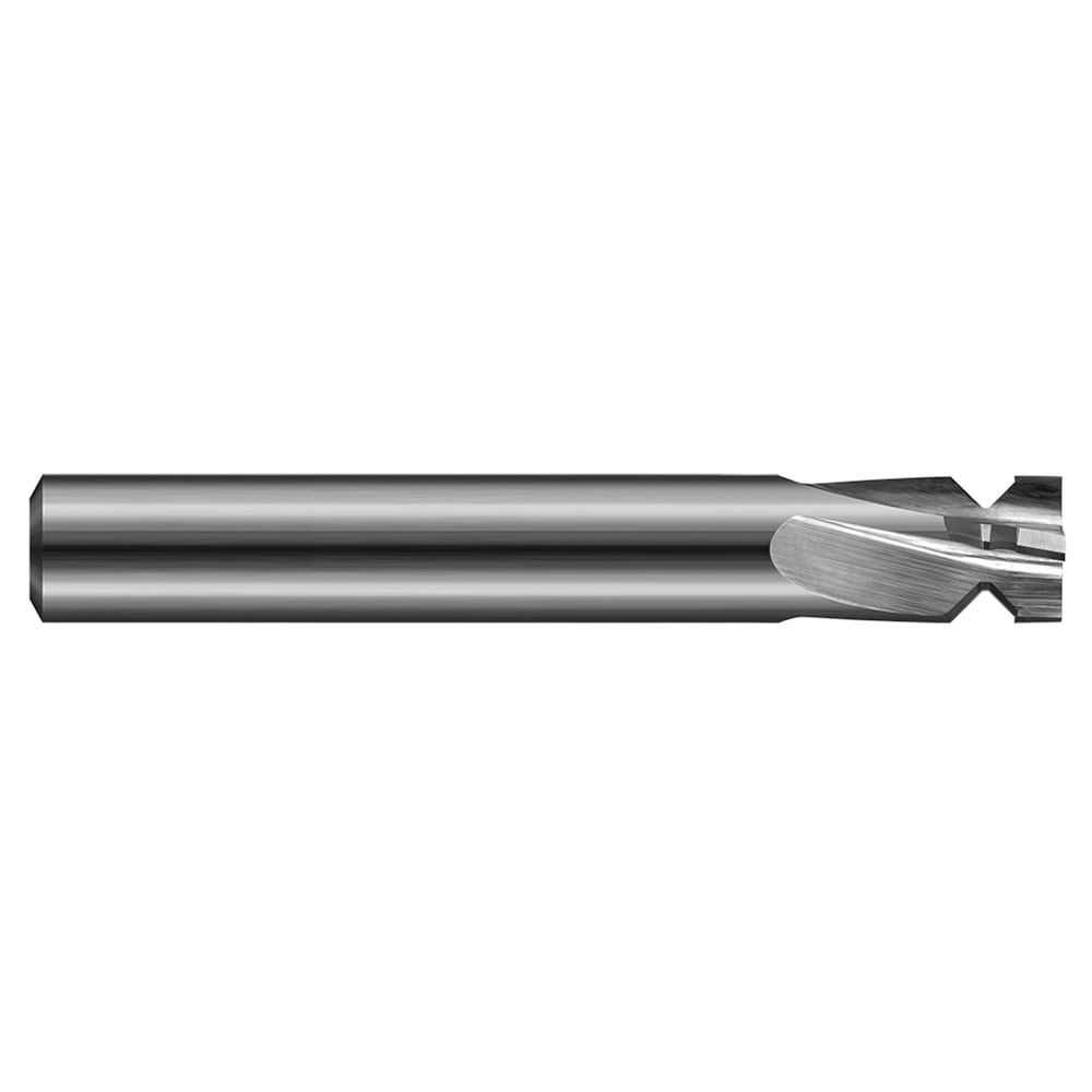 Harvey Tool 875640 90° 0.407" Minor Diam, 5/8" Cut Diam, 0.021" Min Width, 4-Flute Solid Carbide Picatinny Rail Form Cutter