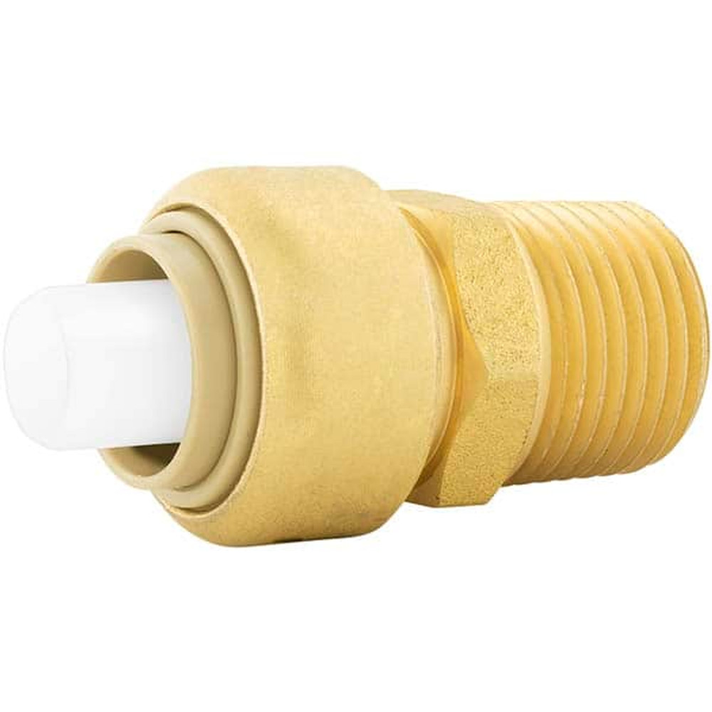 Jones Stephens C77419LF Push-to-Connect Tube Fitting: 1" Thread, 1" OD