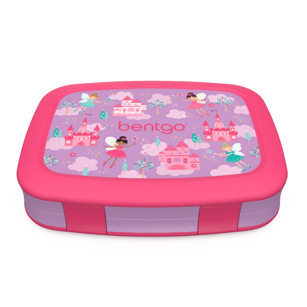 BEAR DOWN CONSULTING Bentgo BGKDPT-FRY  Kids Lunch Box, 2inH x 6-1/2inW x 8-1/2inD, Fairies