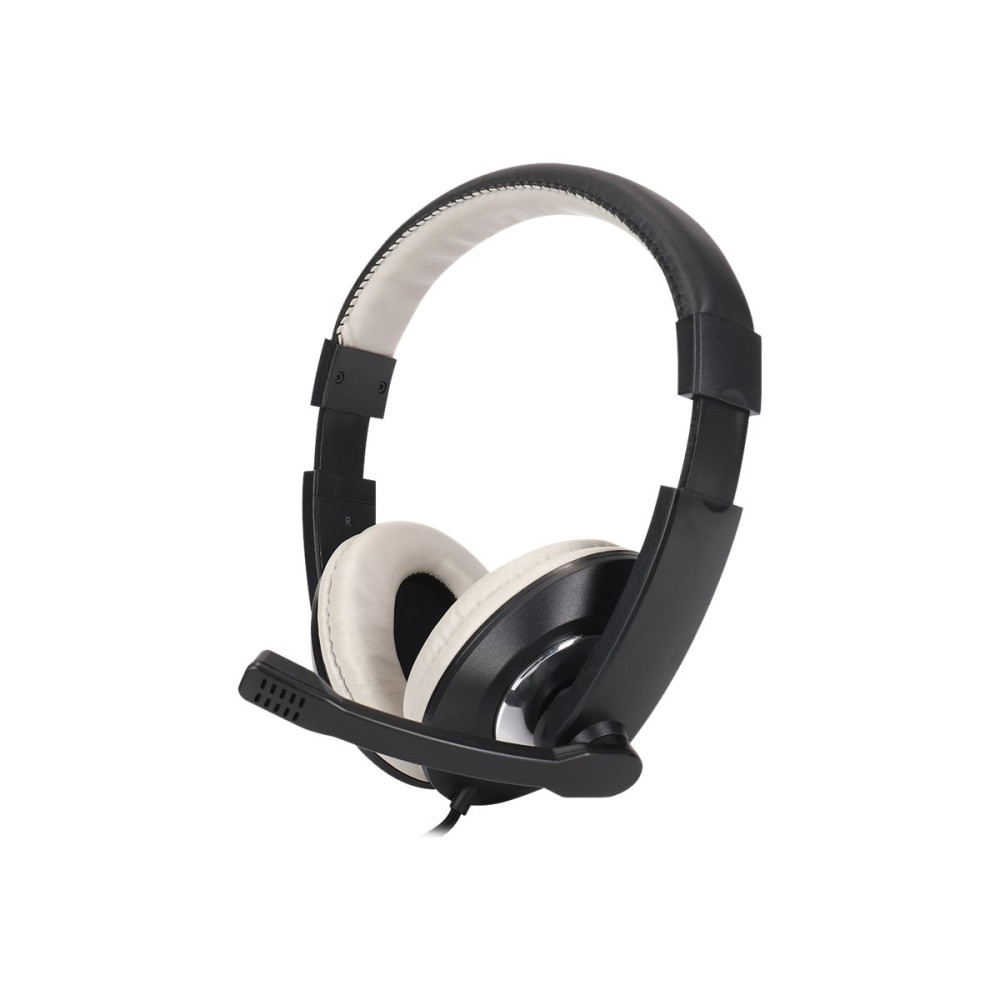 B3E 5277-USB  5277 - Headset - full size - wired - USB - black, white