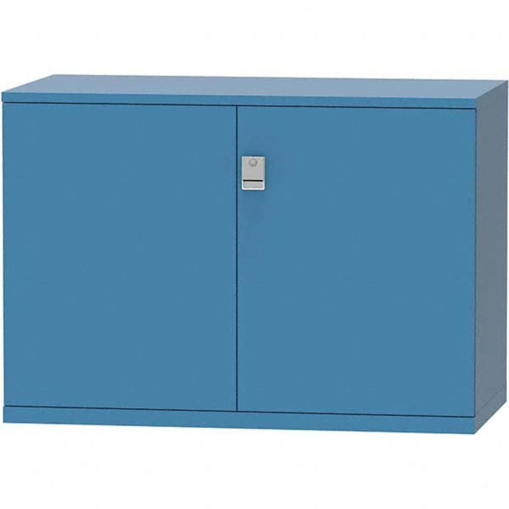 LISTA DWDHD900-BB Double Hinged Door Storage Cabinet: 29-1/2" Deep, 39-13/32" High