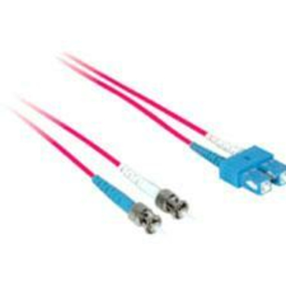 LASTAR INC. C2G 33317 -3m SC-ST 9/125 OS1 Duplex Singlemode PVC Fiber Optic Cable - Red - 3m SC-ST 9/125 Duplex Single Mode OS2 Fiber Cable - Red - 10ft