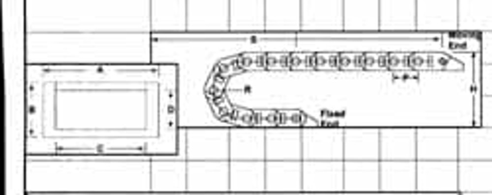 Igus E14-1-038-0 6 6 Ft. Long, Igumid G and Igumid NB, Snap Open Cable and Hose Carrier