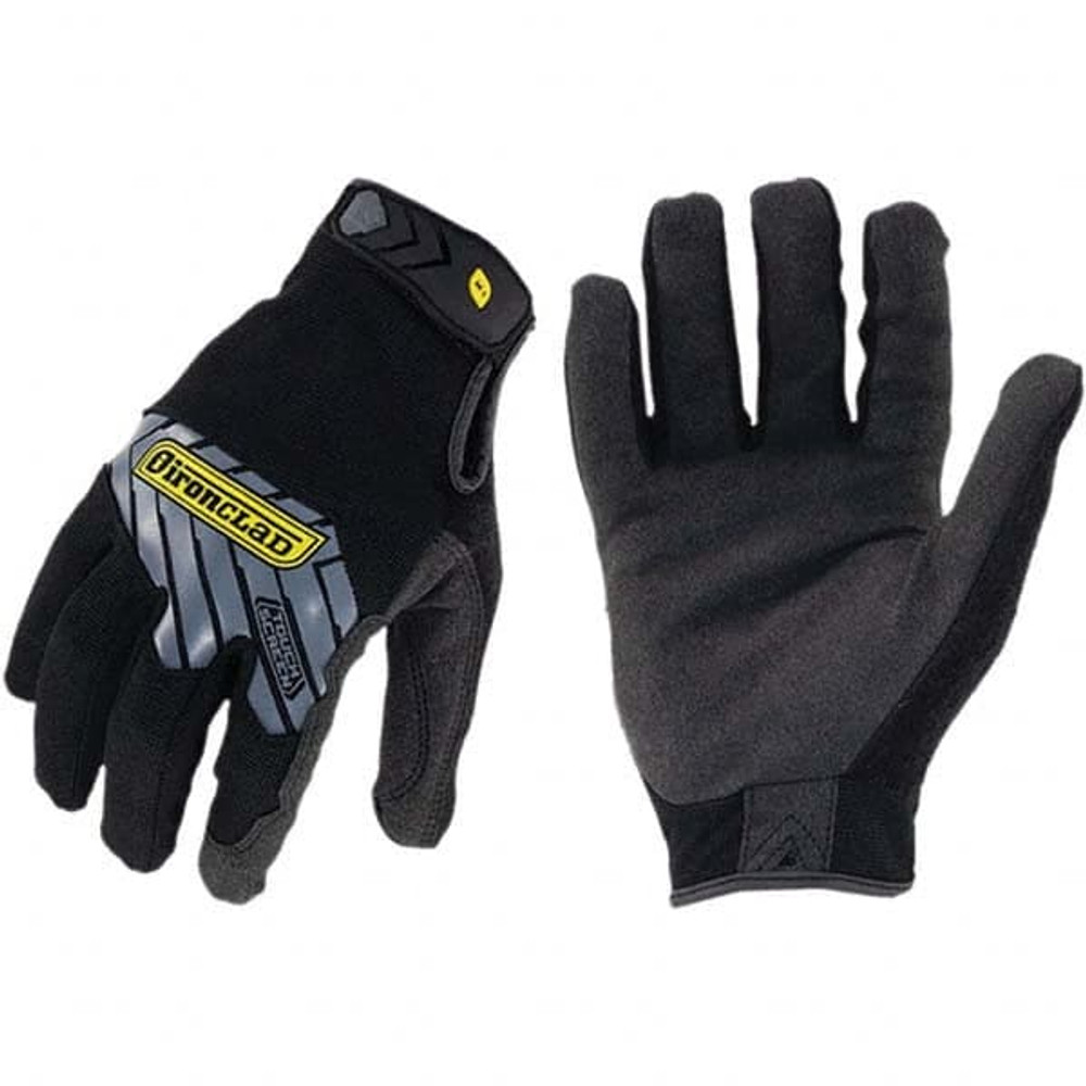 ironCLAD IEX-MPG-04-L Impact-Resistant Gloves: Size Large, Suede & Polyester Lined, Suede & Polyester