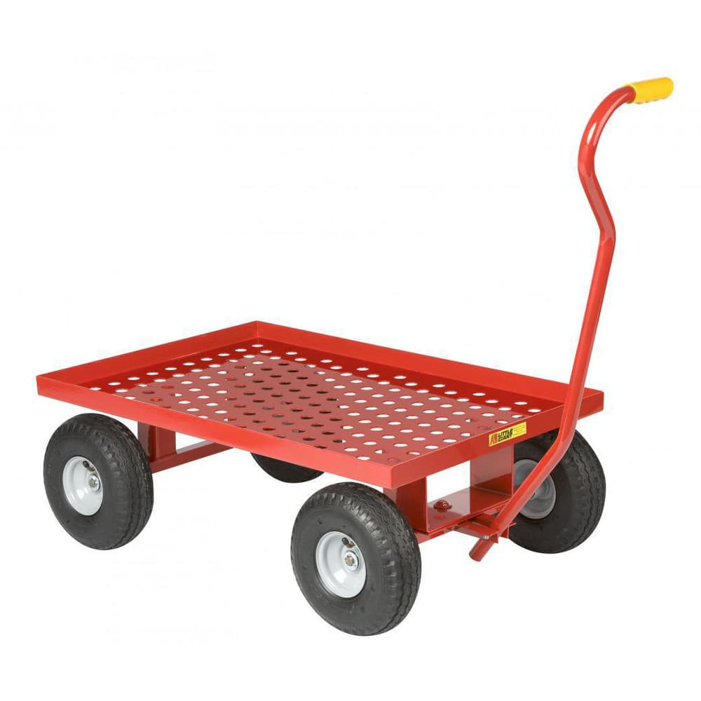 Little Giant. LWP-2436-10P Perforated Steel Deck Wagon Truck: Perforated, Steel Platform, 24" Platform Width, 36" Platform Length