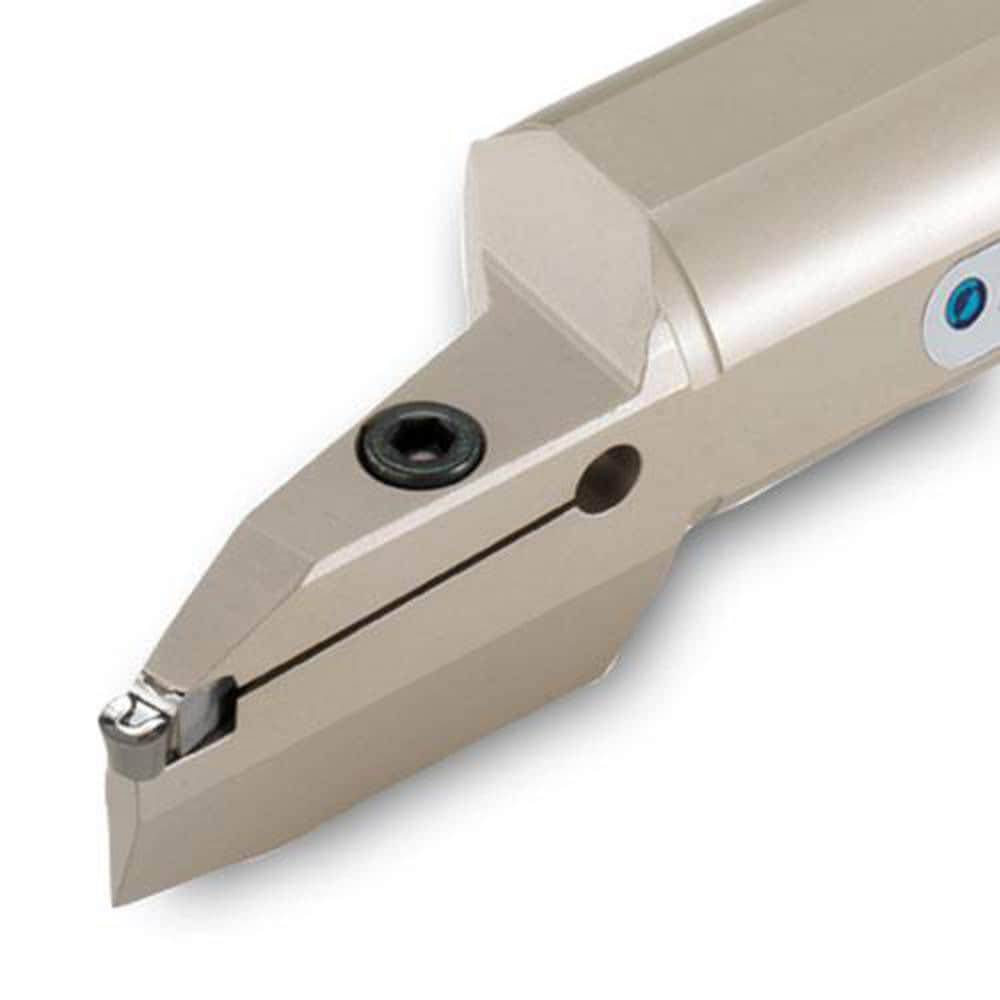 Ingersoll Cutting Tools 6163538 Indexable Grooving Toolholders; Toolholder Type: Internal Grooving ; Insert Seat Size: 8 ; Cutting Direction: Left Hand ; Maximum Depth of Cut (Decimal Inch): 3.2700 ; Minimum Groove Width (Inch): 1/4 ; Minimum Groove 