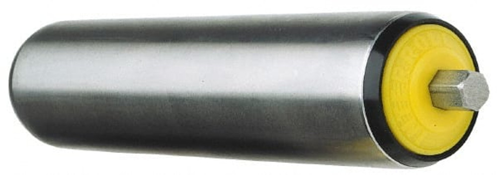 Interroll 1465P09Y69-3288 33 Inch Wide x 2-1/2 Inch Diameter Galvanized Steel Roller