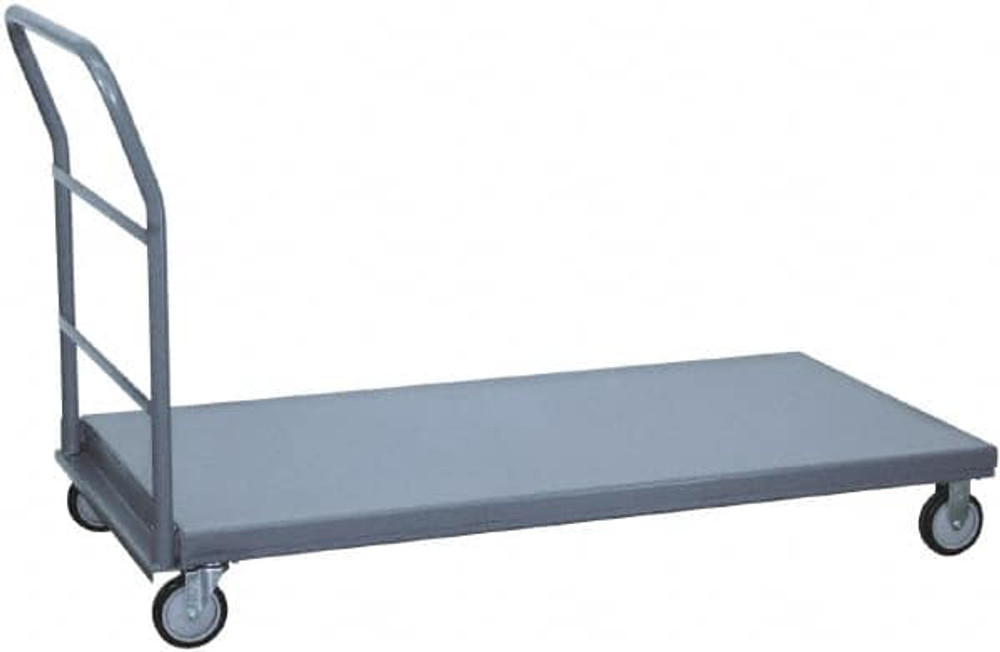 Jamco PT136-U5 Platform Truck: 1,200 lb Capacity, Steel Deck, 18" Wide, 36" Long, 9" High