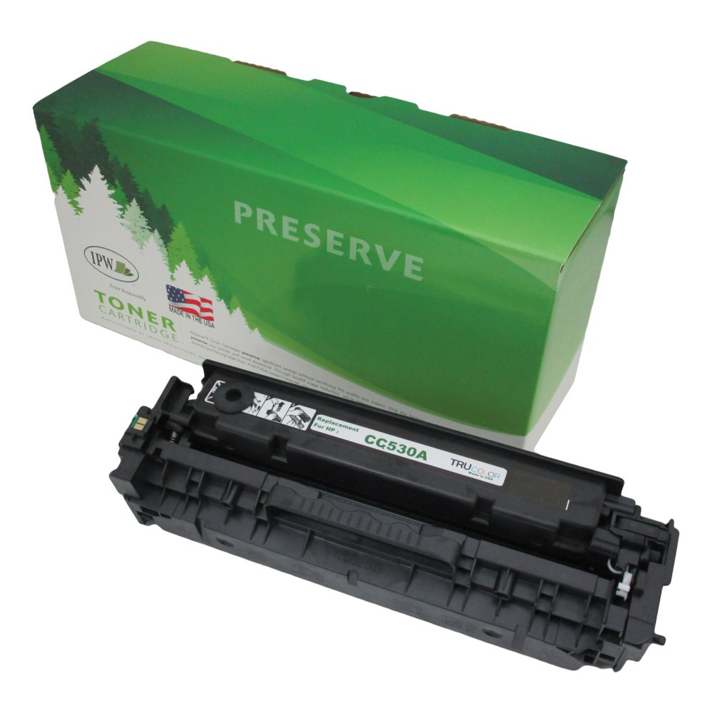 IMAGE PROJECTIONS WEST, INC. IPW Preserve 545-530-ODP  Remanufactured Black Toner Cartridge Replacement For HP 304A, CC530A, 545-530-ODP