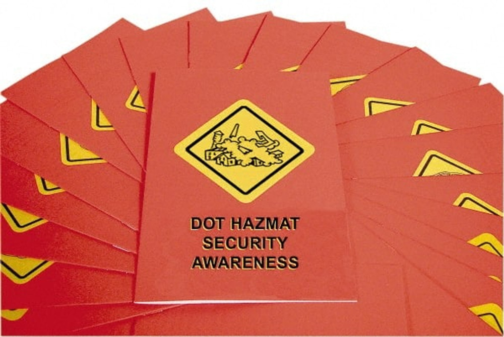 Marcom B0000370EX 15 Qty 1 Pack DOT HazMat Security Awareness Training Booklet