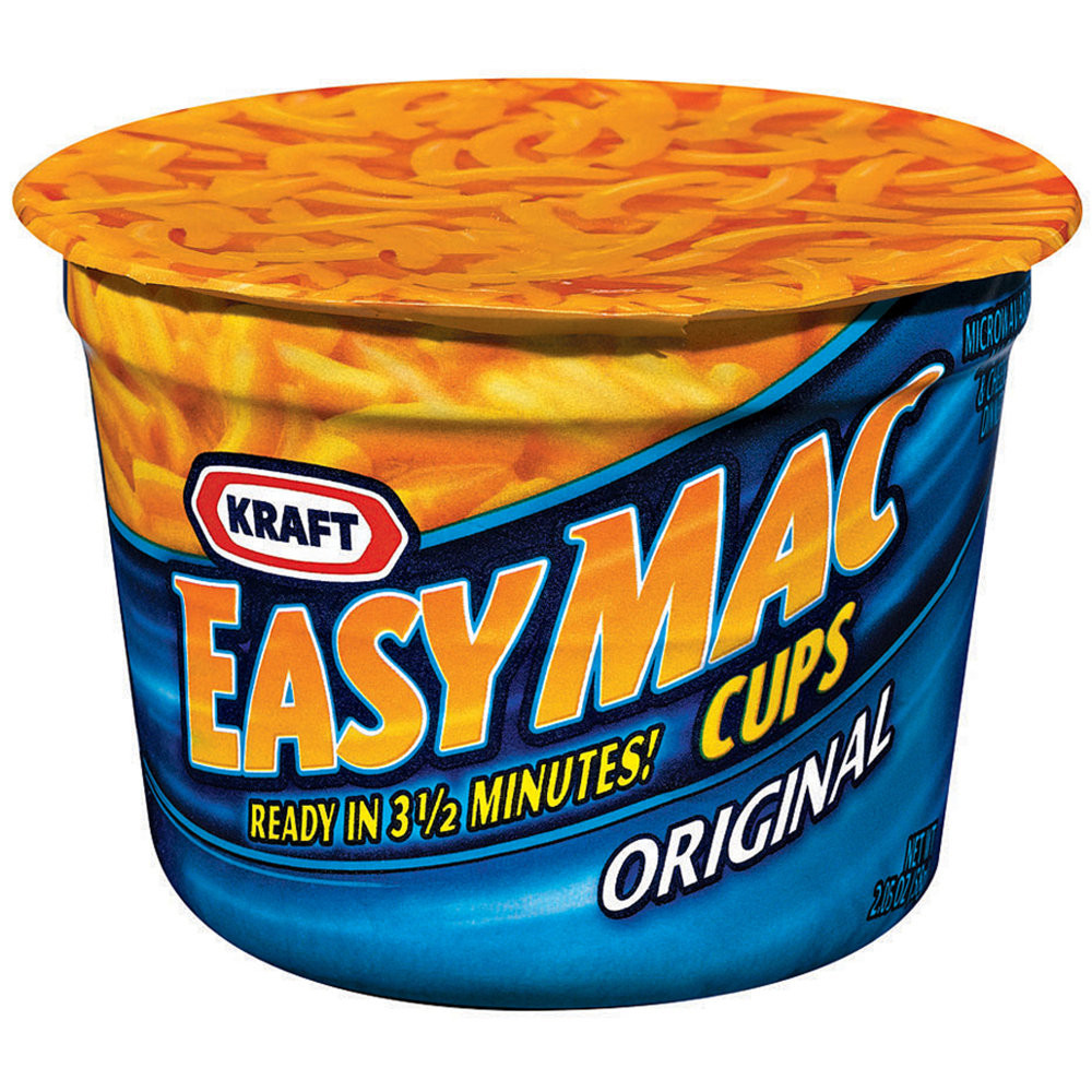KRAFT HEINZ FOODS COMPANY 1641 Kraft Easy Mac Original Microwave Single Serve Dinners, 2.05 Oz, Box Of 10