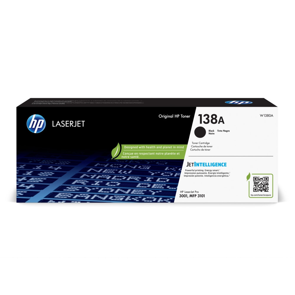 HP INC. HP W1380A  138A Black Toner Cartridge, W1380A