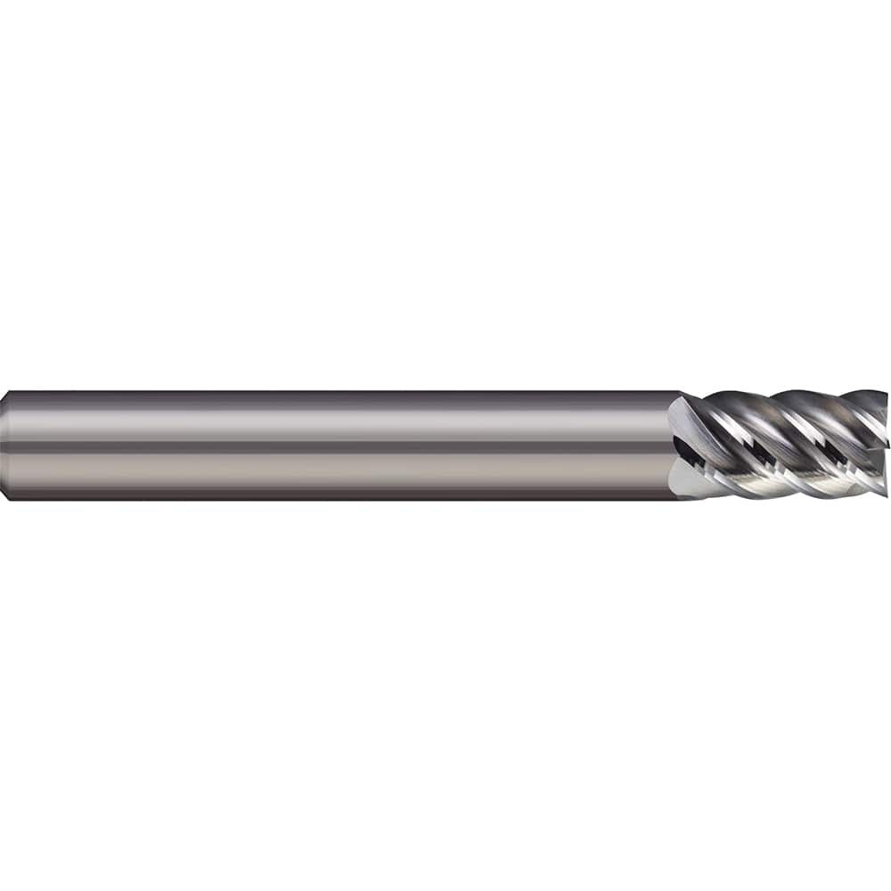 Micro 100 ASMM-050-5 Square End Mill: 5 mm Dia, 5 Flutes, 10 mm LOC, Solid Carbide, 45 ° Helix