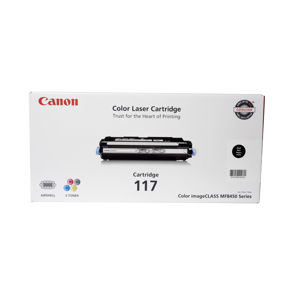 CANON USA, INC. Canon 2578B001AA  117 Black Toner Cartridge, 2578B001