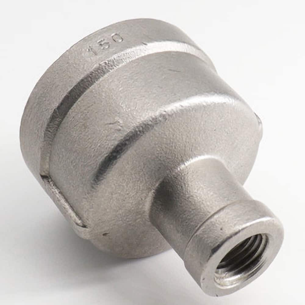 Guardian Worldwide 40RC111N030112 Pipe Fitting: 3 x 1-1/2" Fitting, 304 Stainless Steel