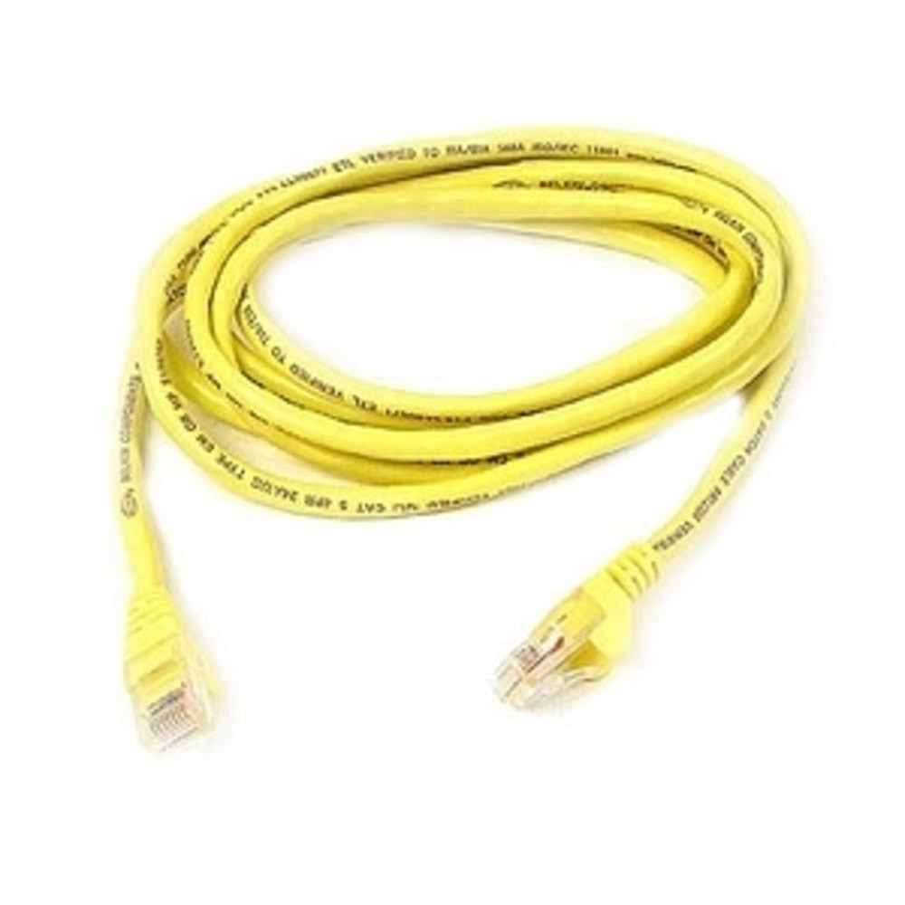 BELKIN, INC. A3L791B50-YLW-S Belkin Cat. 5e Patch Cable - RJ-45 Male - RJ-45 Male - 50ft