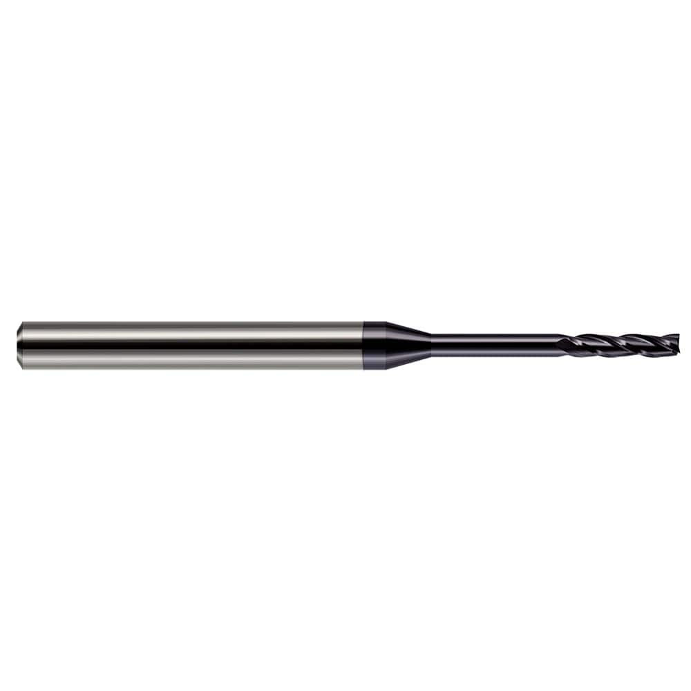 Harvey Tool 956393-C3 Square End Mill: 3/32'' Dia, 1/2'' LOC, 1/8'' Shank Dia, 2-1/2'' OAL, 3 Flutes, Solid Carbide