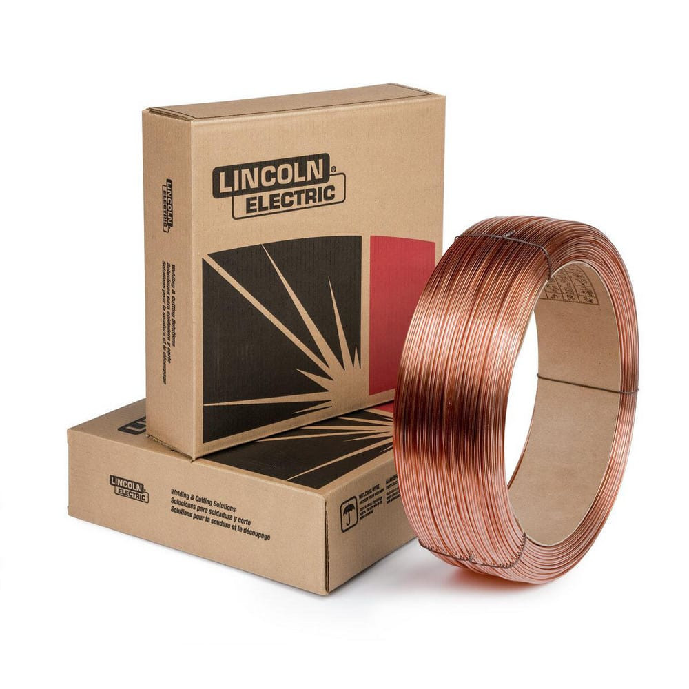 Lincoln Electric ED016767 MIG Solid Welding Wire: 0.125" Dia, Steel Alloy