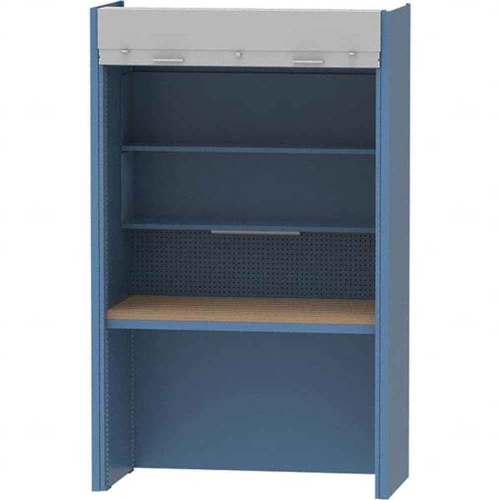 LISTA CS2200-AL-BB Combination Storage Cabinet: 60-1/4" Wide, 29-3/4" Deep, 99-3/8" High