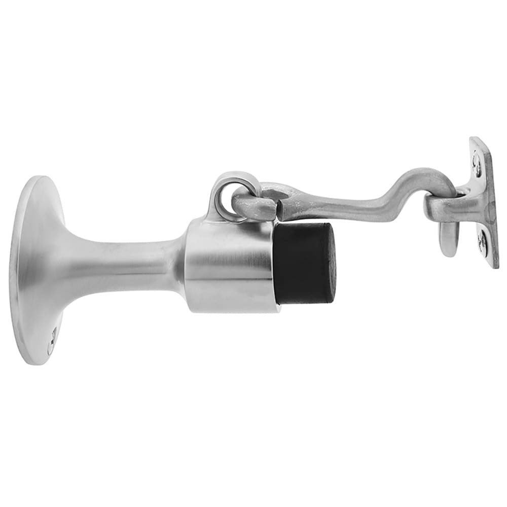 IVES WS449 US28 Stops; Type: Manual Door Holder Wall Stop ; Finish/Coating: Aluminum (Satin) ; Projection: 3-11/16 (Inch); Mount Type: Wall