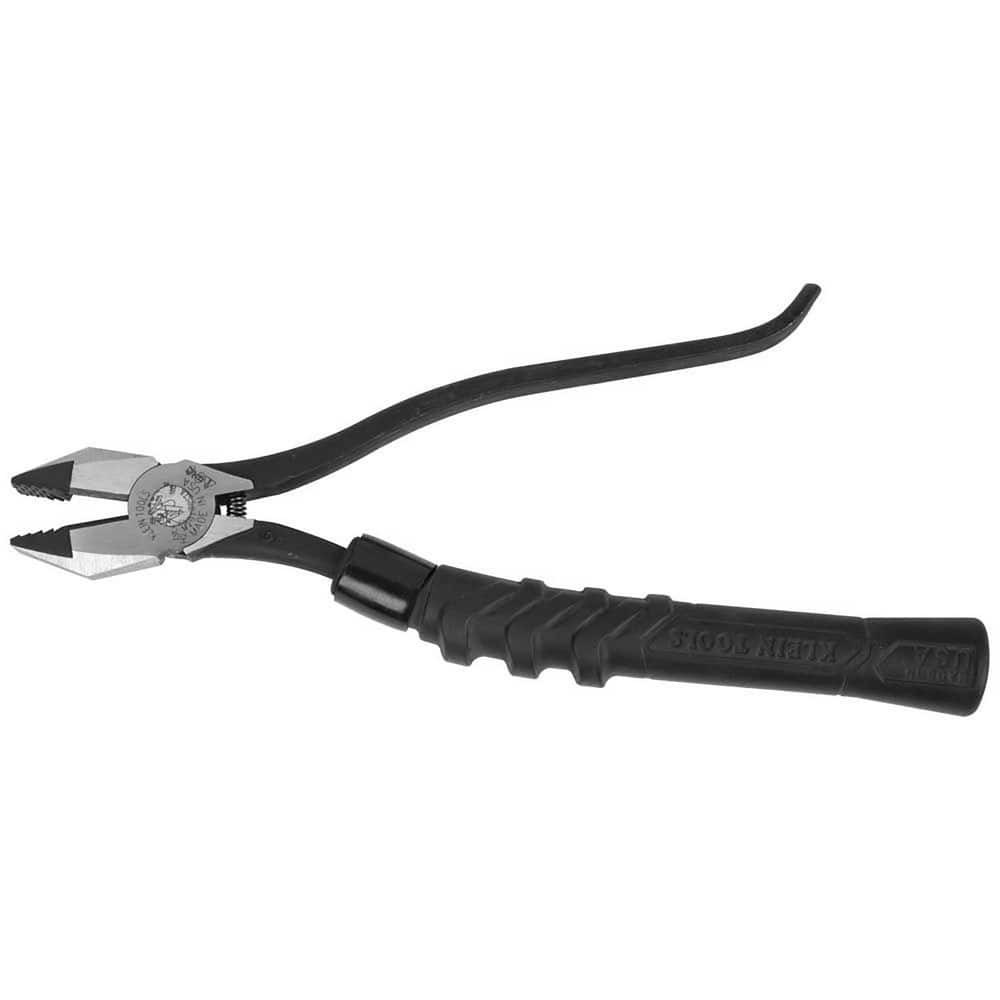 Klein Tools M2017CSTA Pliers; Jaw Texture: Knurled ; Plier Type: Iron Worker ; Jaw Length: 1.28in ; Jaw Length (Decimal Inch): 1.2800 ; Jaw Width: 1.16in ; Jaw Width (Decimal Inch): 1.1600