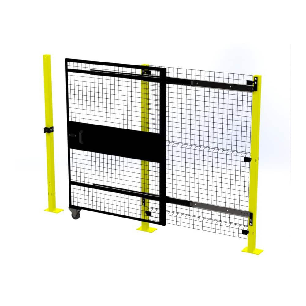 Husky Rack & Wire XGC590590-097 5' Wide x 8' High, Sliding Door for Temporary Structures