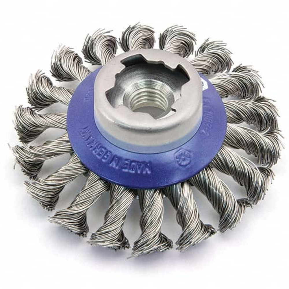 Osborn 0804622151 Wheel Brush: 4-1/2" Wheel Dia, Knotted