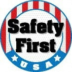 AccuformNMC Accident Prevention Label: Round, 0.004" Dia HH156