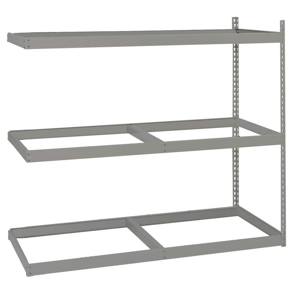 Lyon DD73028A Steel Shelving; Shelf Type: Adjustable ; Adjustment Type: Adjustable ; Boltless: Yes ; Shelf Capacity: 800lb ; Mount Type: Free Standing ; Assembled: No