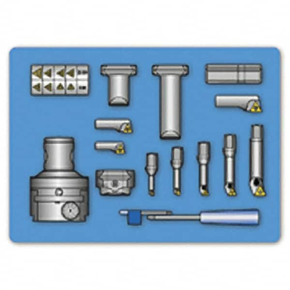 Iscar 4550059 21mm Max Bore, 0.2362" Min Bore Smallest Bar, 0.866" Min Bore Largest Bar, Indexable Boring Bar Set