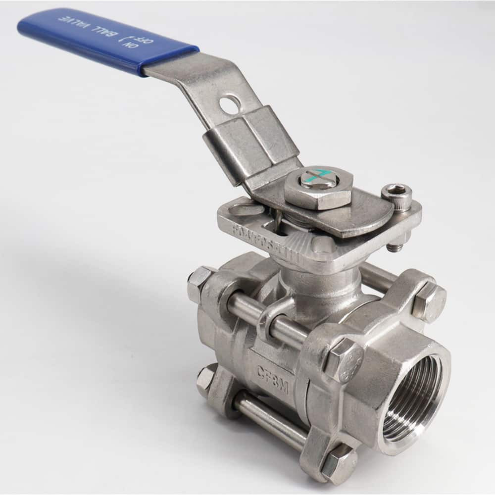 Guardian Worldwide 06Q091N04034 Manual Ball Valve with Mounting Pad: 3/4" Pipe, Full Port