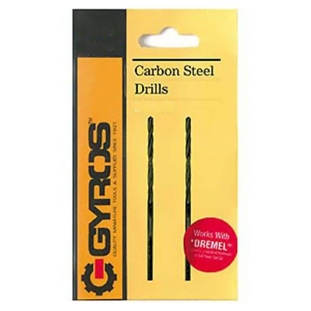 Gyros Precision Tools 45-10255 Jobber Length Drill Bit: #55, 118 °, Carbon Steel