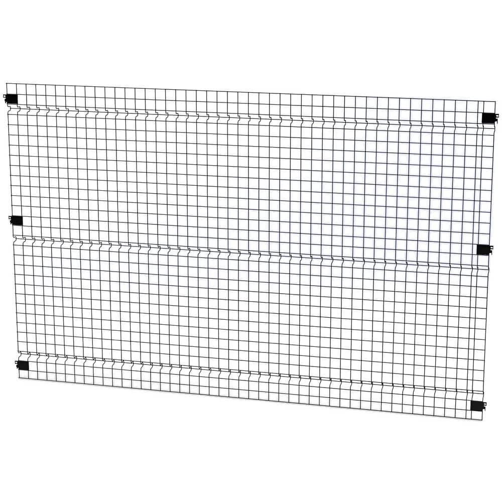 Husky Rack & Wire V0805 Temporary Structure Partitions; Overall Height: 60in ; Width (Inch): 94 ; Overall Depth: 1.5in ; Construction: Welded ; Material: Steel ; Color: Black