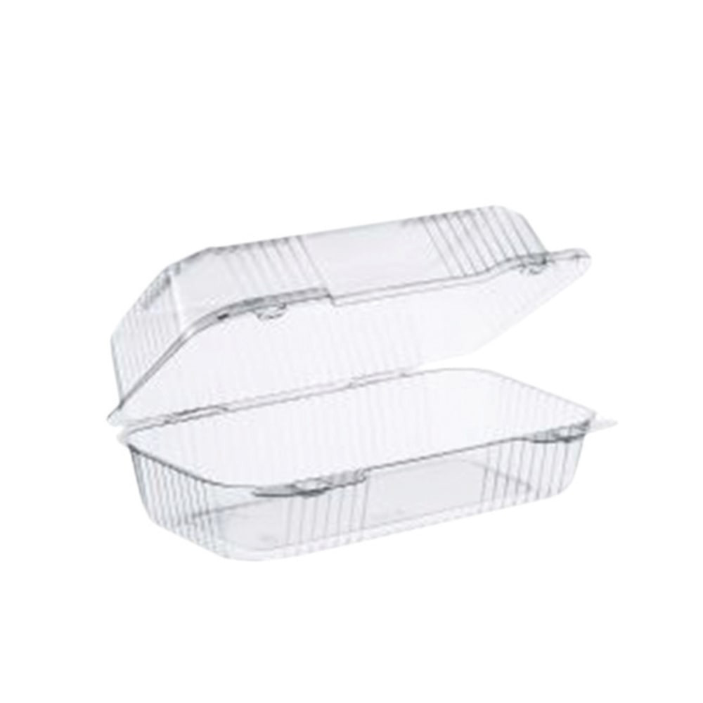 DART CONTAINER CORPORATION Dart C35UT1  StayLock Plastic Hinged Containers, 9inH x 5-3/8inW x 3-1/2inD, Clear, Pack Of 250 Containers