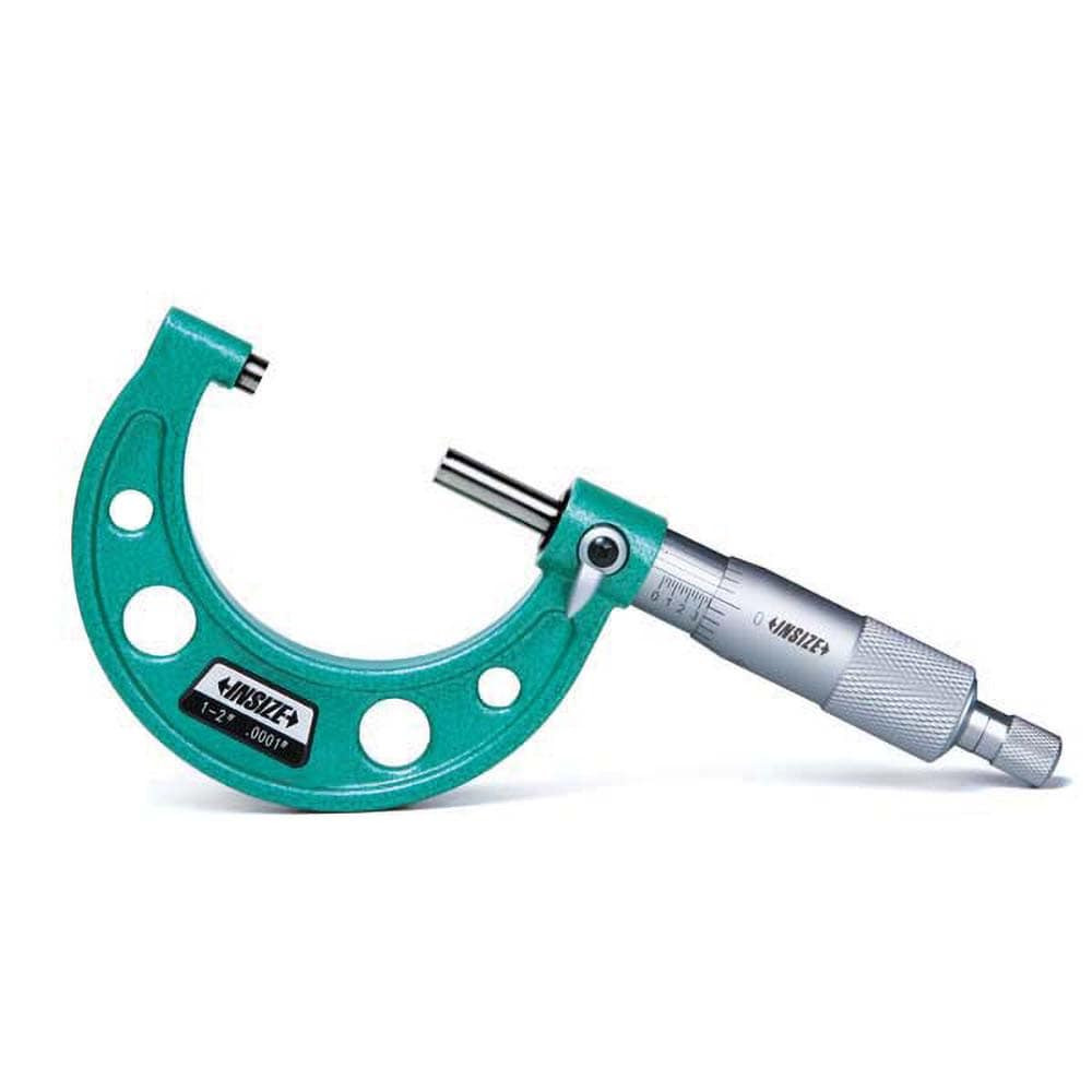 Insize USA LLC 3203-12A Mechanical Outside Micrometer: 12" Range, 0.0001" Graduation